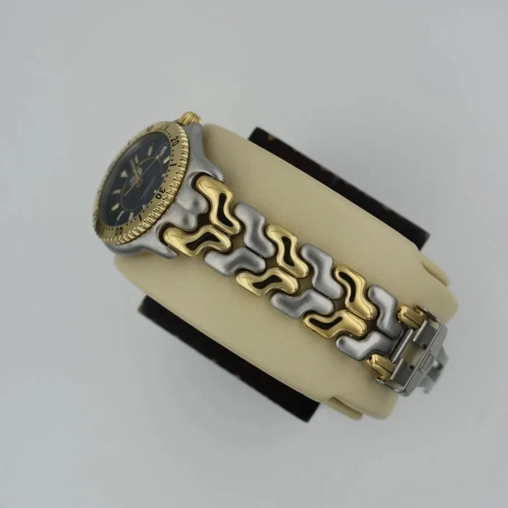 Tag Heuer WG1225.BB0438 Midsize SEL Quartz Watch Black Gold Silver Womens Mens